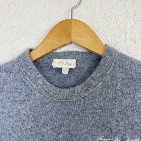 Favorite Daughter Cashmere Blue Mist Sweater - Picture 6 of 11